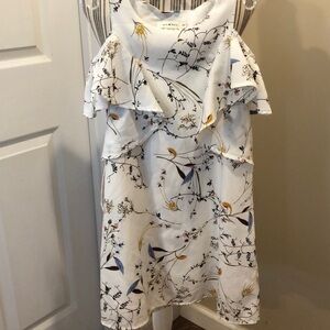 Mini Molly Floral Cold Shoulder Dress Size 8/10 year